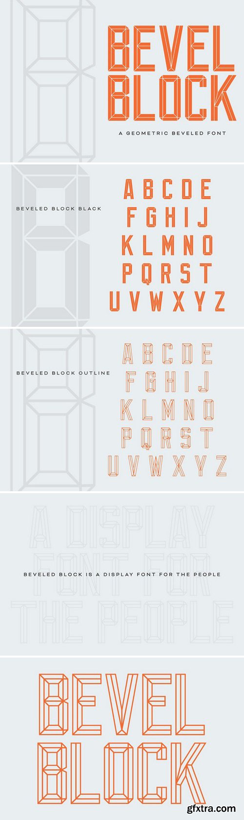 CM - Bevel Block Display Font 1889799