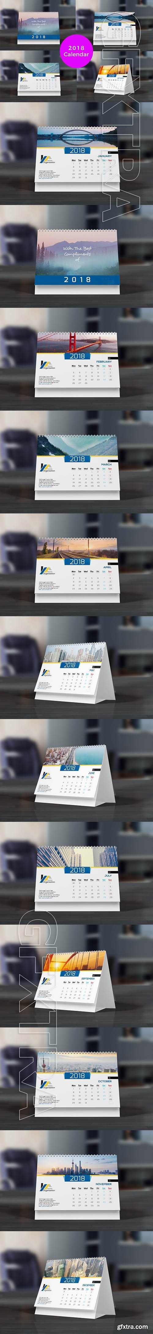 CreativeMarket - Calendar 2018 1911160