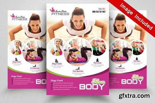 CM - Gym Fitness Flyer Templates 1871106