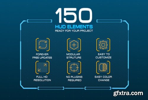 Videohive HUD Infographic Bundle 20484370