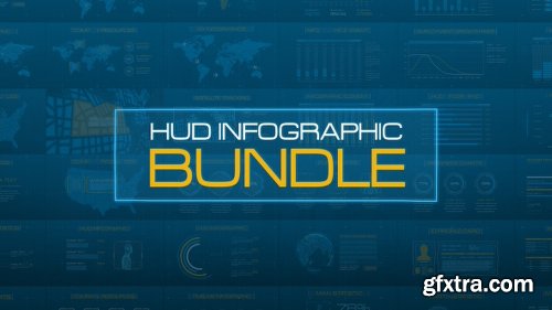 Videohive HUD Infographic Bundle 20484370