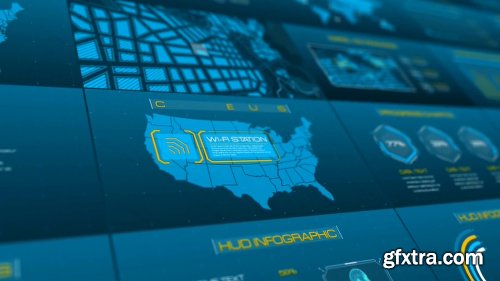 Videohive HUD Infographic Bundle 20484370