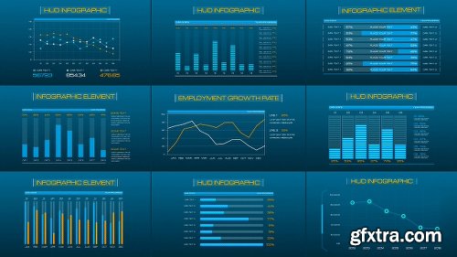 Videohive HUD Infographic Bundle 20484370