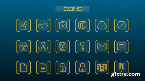 Videohive HUD Infographic Bundle 20484370