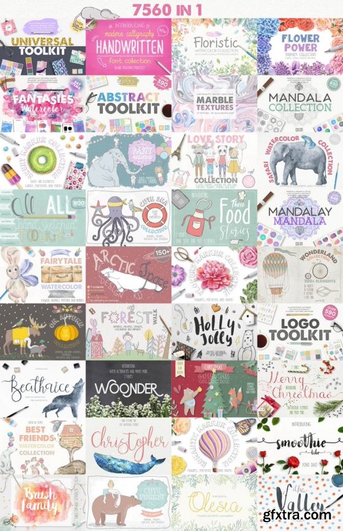 Julia Dreams Bundle of 7500+ Professional Graphics