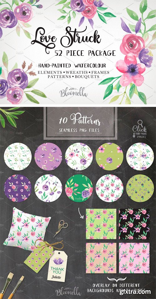 CM - Flower Watercolour Floral Clipart 1883337