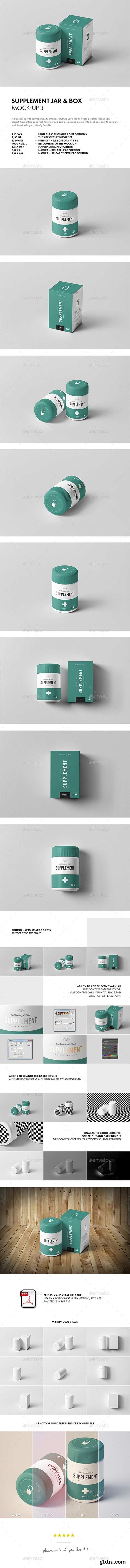 Graphicriver - Supplement Jar & Box Mock-Up 3 20780871