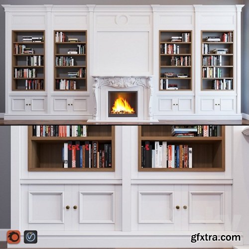 Bookcase 3d model