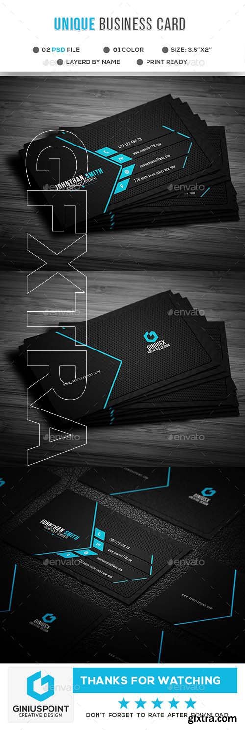 GraphicRiver - Unique Business Card 20741344