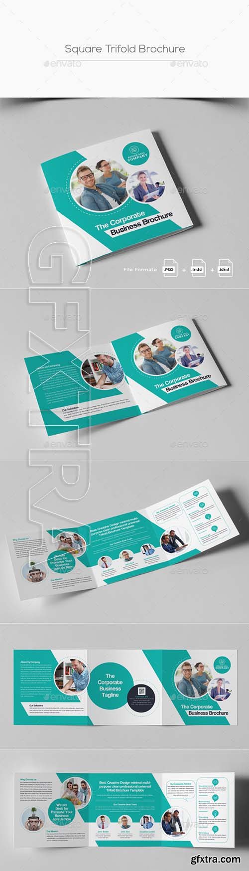 GraphicRiver - Square Trifold Brochure 20749882