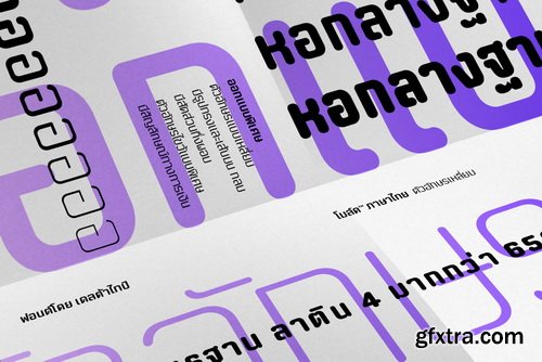 Moldr Thai Font Family