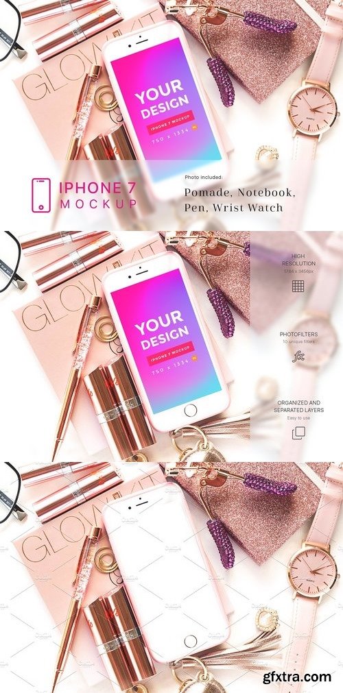 CM -  Beauty and Cosmetic iPhone 7 Mockup 1930992