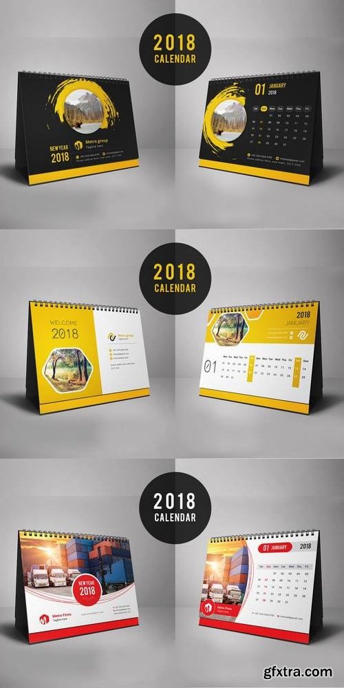 Desk Calendar Template 2