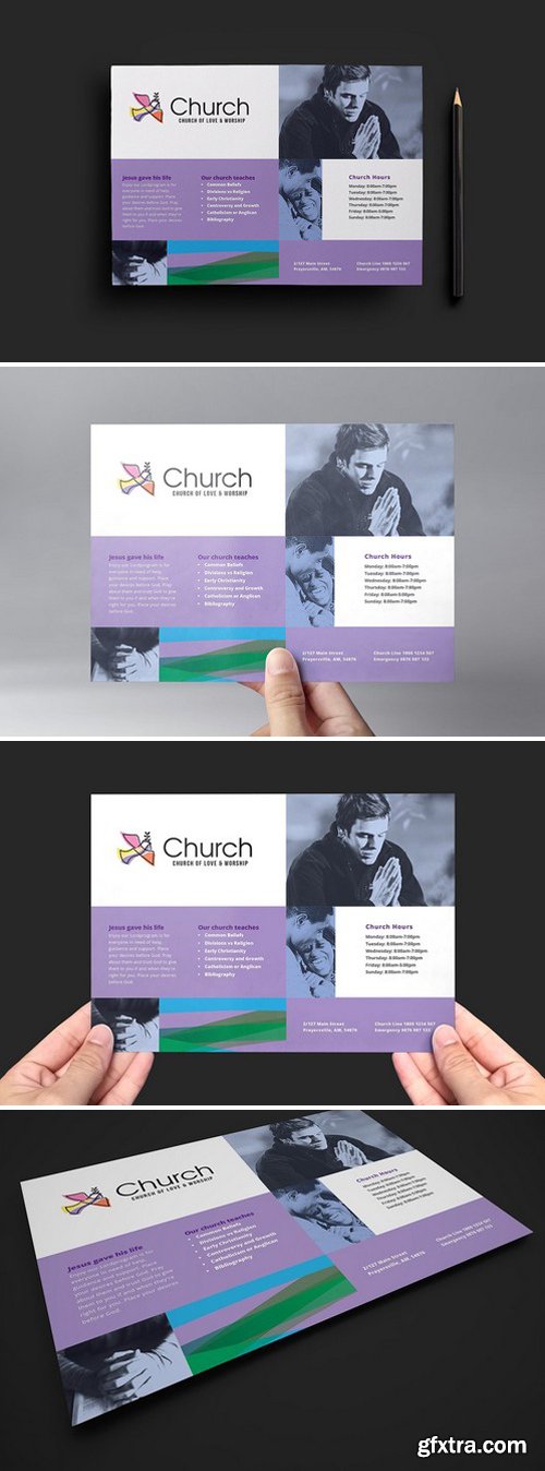 CM - Modern Church Flyer Template 1682314