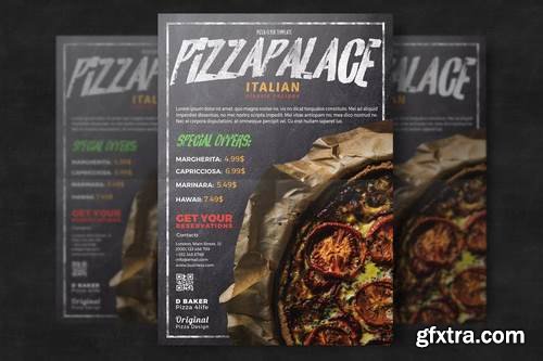 Restaurant Pizza Flyer Template