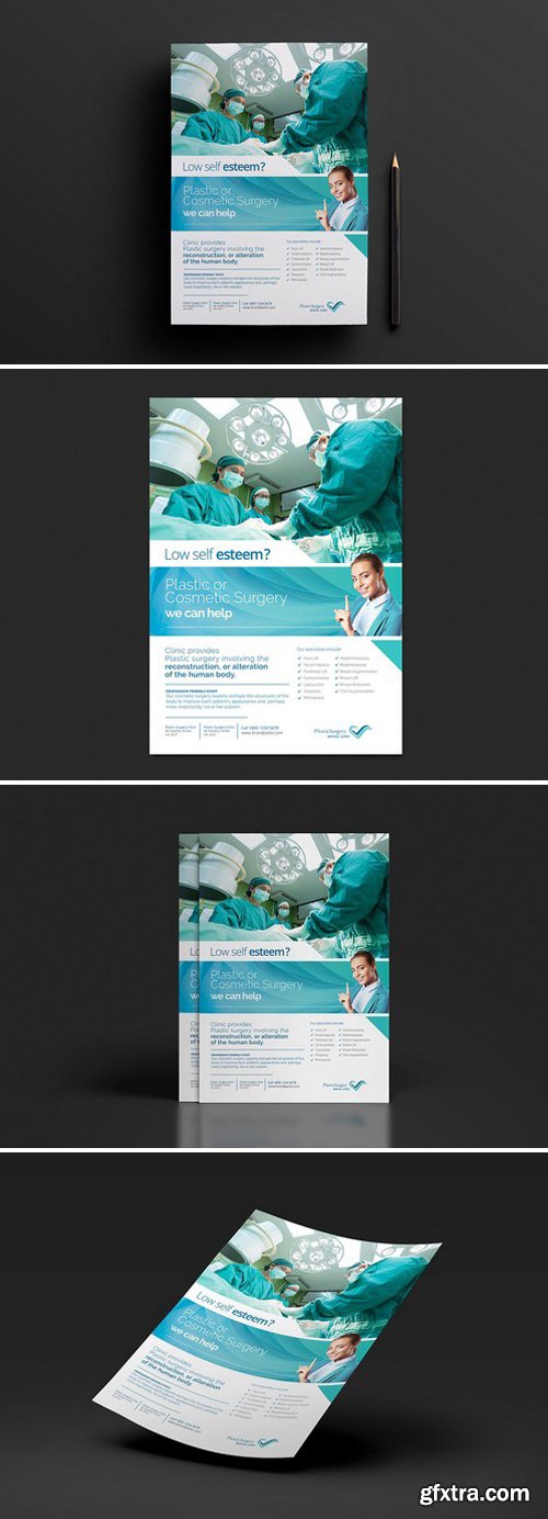 CM - A4 Plastic Surgery Poster Template 1628478