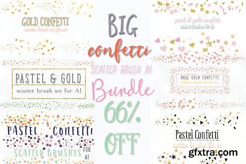 CM - CONFETTI scatter brush BUNDLE 1644417