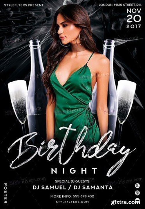 Birthday V04 PSD Flyer Template