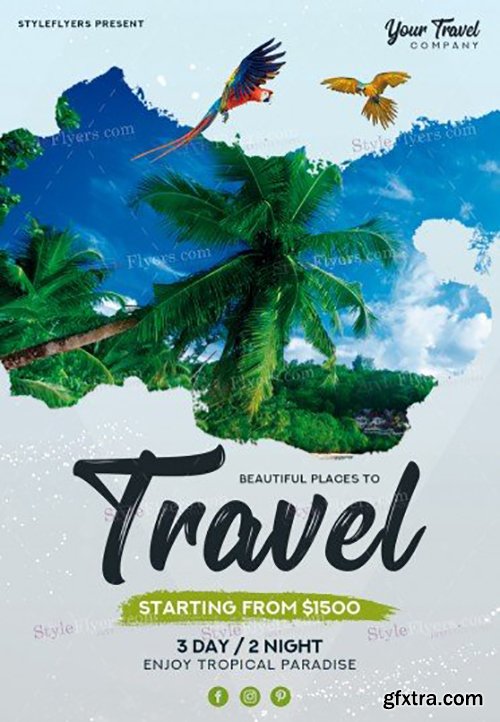 Travel PSD V05 Flyer Template