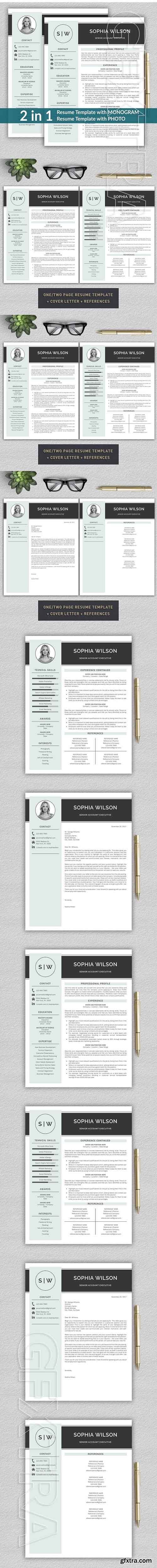 CreativeMarket - Resume CV Template 1934031