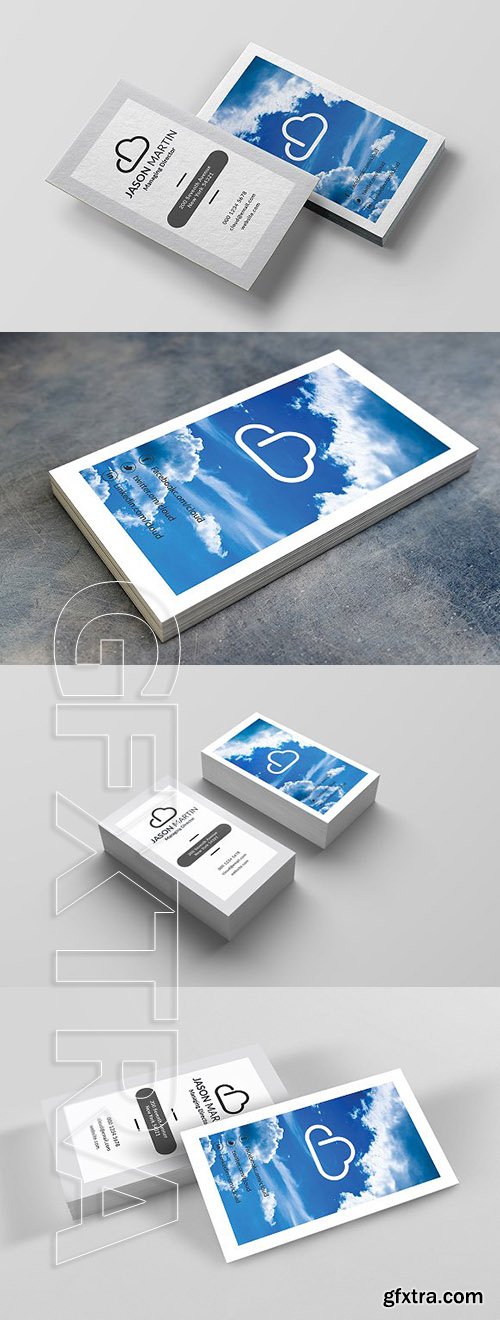 CreativeMarket - Cloud Business Card 1934617