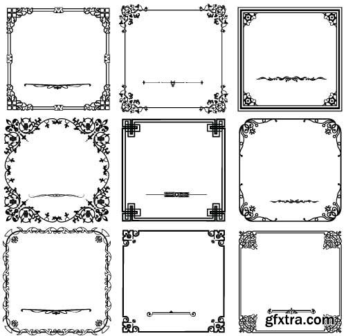 Vectors - Ornate Vintage Frames 47