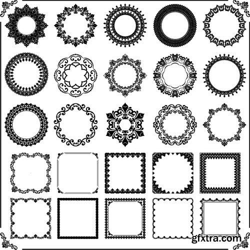 Vectors - Ornate Vintage Frames 47