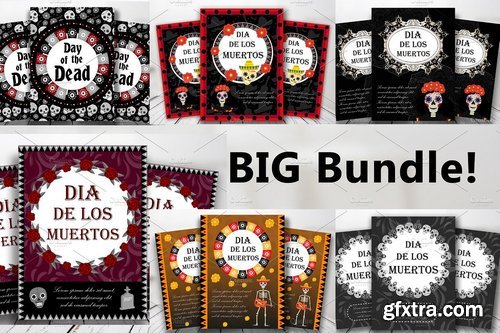 CM - Day of the dead templates BUNDLE!!! 1819325