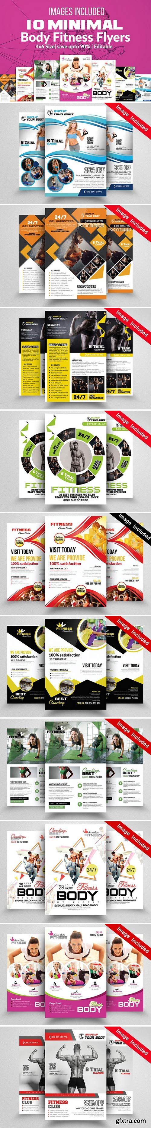 CM - 10 Fitness Flyers Bundle Vol: 02 1871208