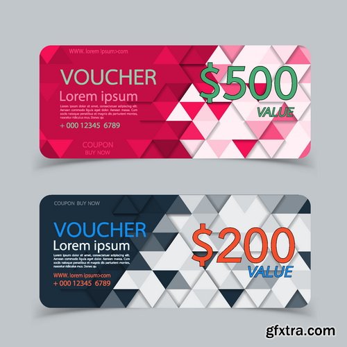 Vectors - Gift Voucher Templates 36