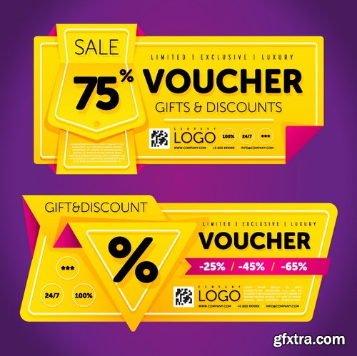 Vectors - Gift Voucher Templates 36