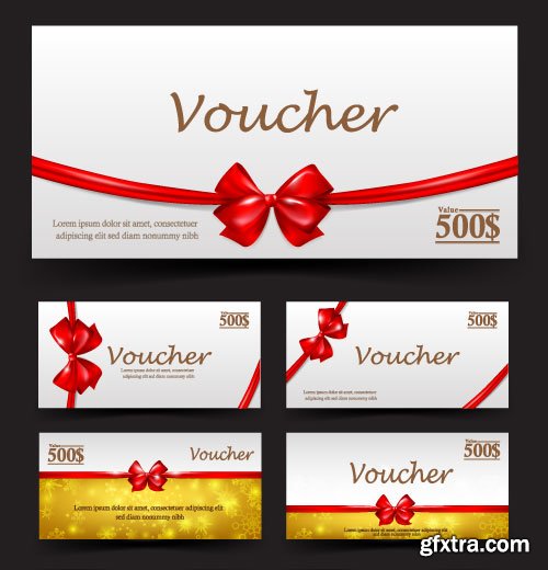 Vectors - Gift Voucher Templates 36