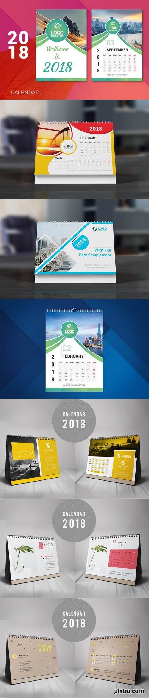 2018 Desk Calendar