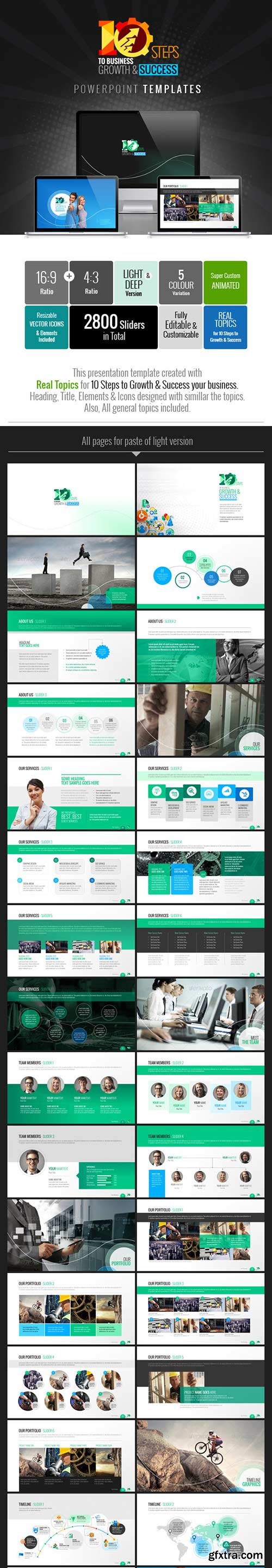 Graphicriver - 10 Steps to Business Growth & Success Template 6218941