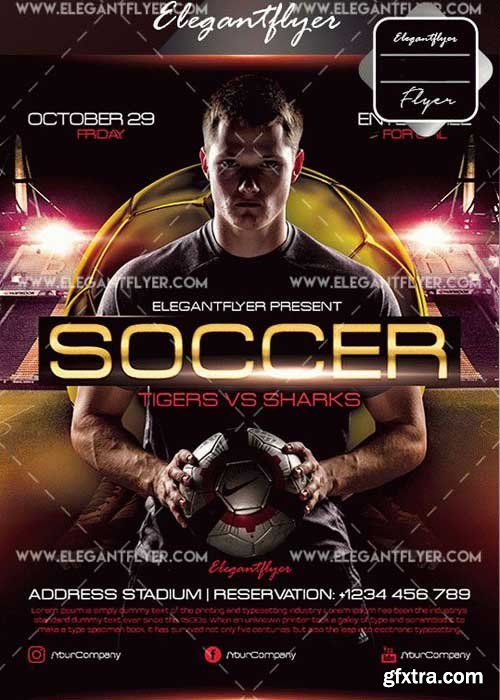 Soccer Flyer V38 Template