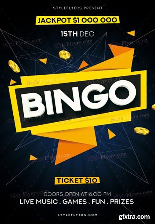 Bingo PSD V11 Flyer Template