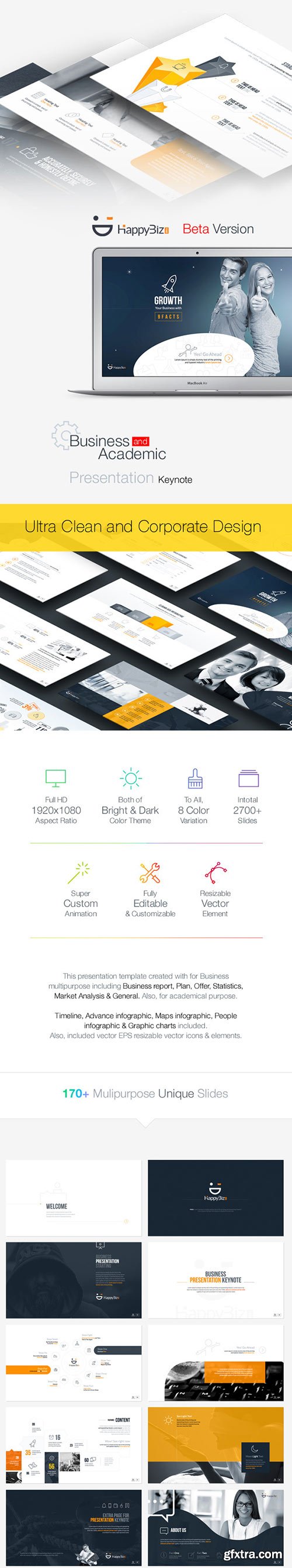 Graphicriver - HappyBiz Beta | Business & Academic Presentation 10414549