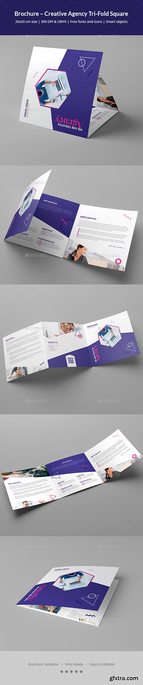 Graphicriver - Brochure – Creative Agency Tri-Fold Square 20780971