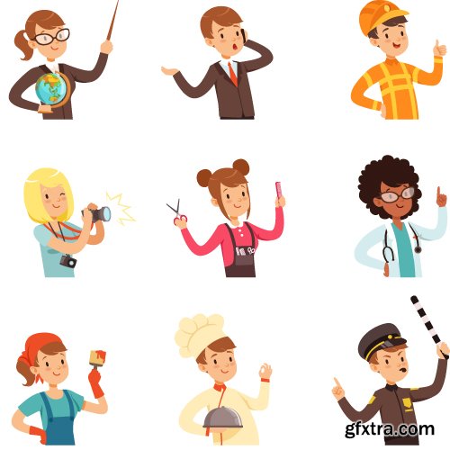 Vectors - People of Different Professions 24