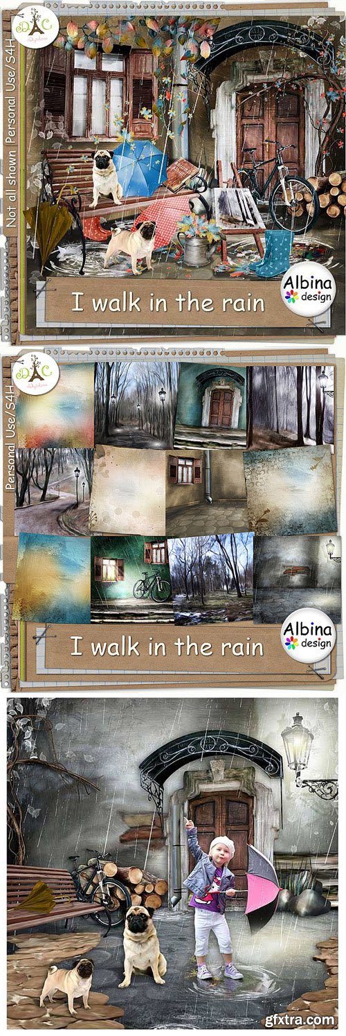 Scrap Kit - I Walk in the Rain