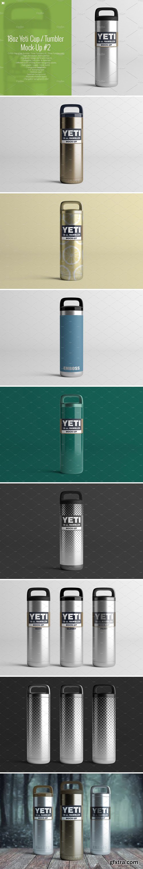 CM - 18oz. Yeti Cup / Tumbler Mock-Up #2 1887989