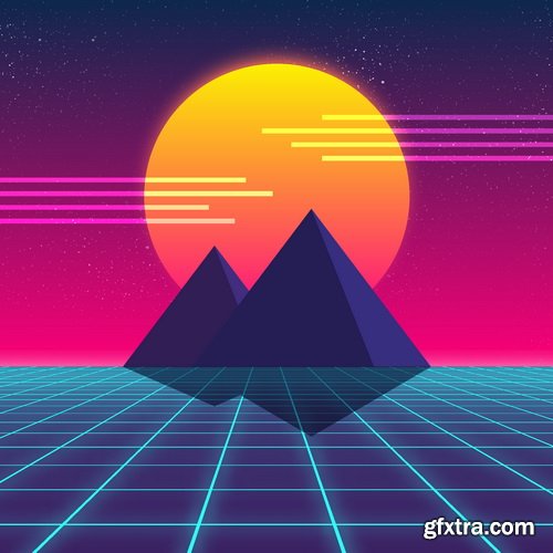 Vectors - Creative Retro Backgrounds