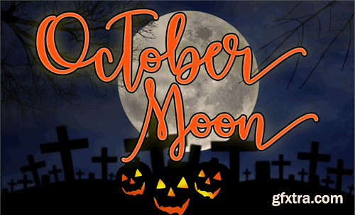 October Moon Font