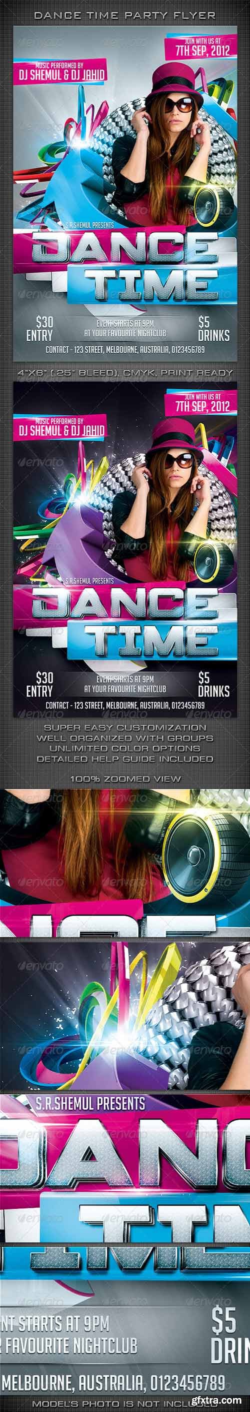 Graphicriver - Dance Time Flyer Template 2937741