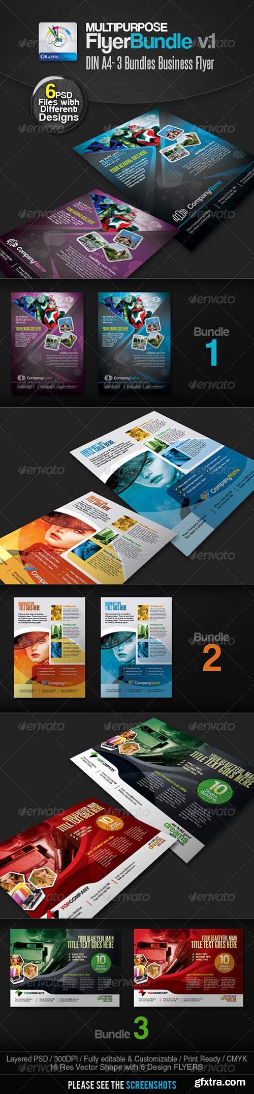 Graphicriver - Multipurpose Business Flyer Pack v.1 2502513