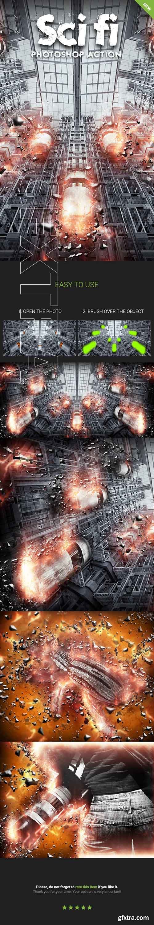 GraphicRiver - Sci Fi Photoshop Action 20742207