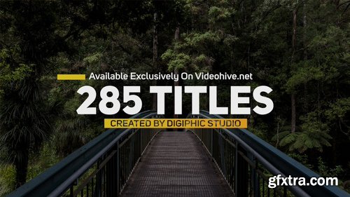 Videohive Titles Animation 20675116