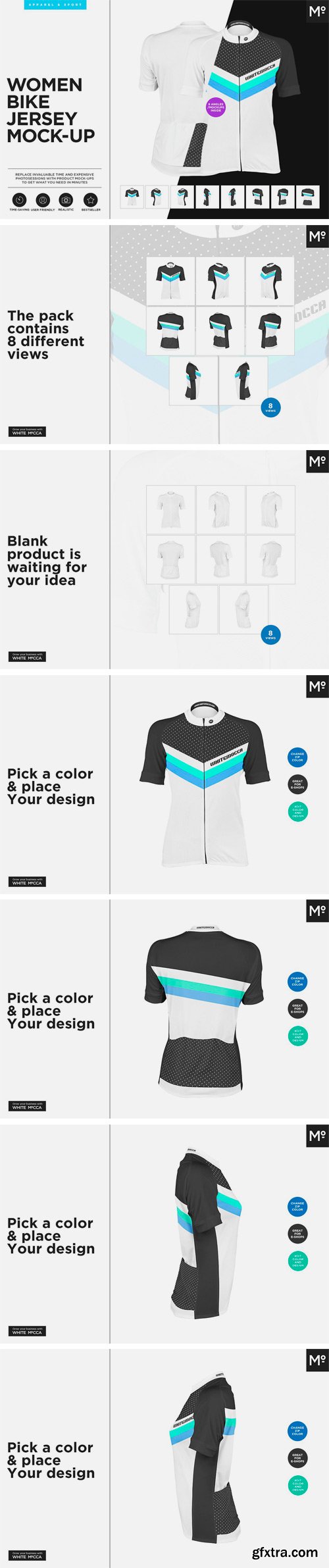 CM - Women Bike Jersey Mock-up 1923287