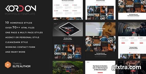 ThemeForest - Kordon - Responsive One Page & Multi Page Portfolio Template 20634641