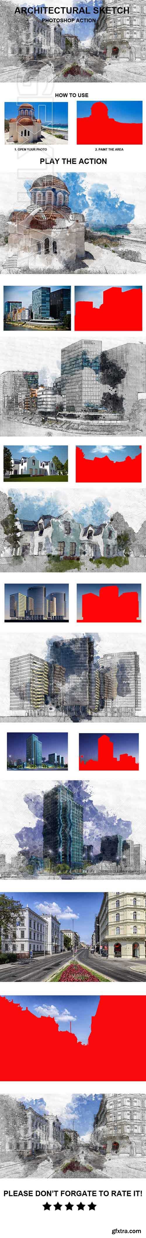 GraphicRiver - Architectural Sketch Photoshop Action 20753925